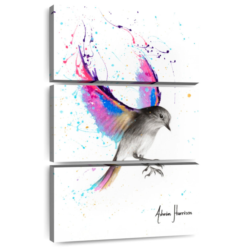Brampt September Sunset Bird, 32" H x 20" W