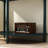 Unique Half Moon Console Table with Rattan Storage for Various Rooms