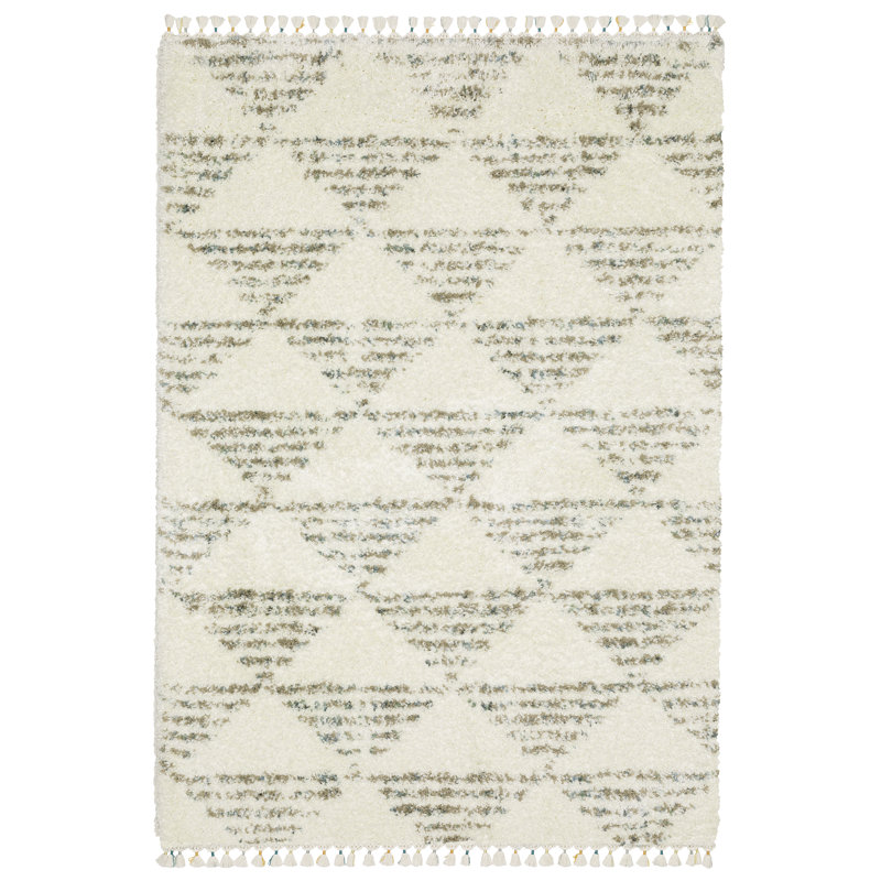 Performance Abstract Indoor Rug, Rectangle 9'10" x 12'10"