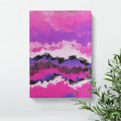 Closer To The Start Abstract - Wrapped Canvas Print