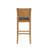 Furqan Upholstered Counter Stool with Solid Wood Frame