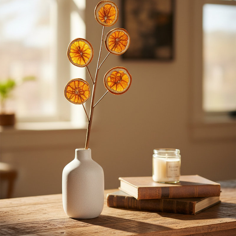 Choix naturel d'orange séchée naturelle - ensemble de 6