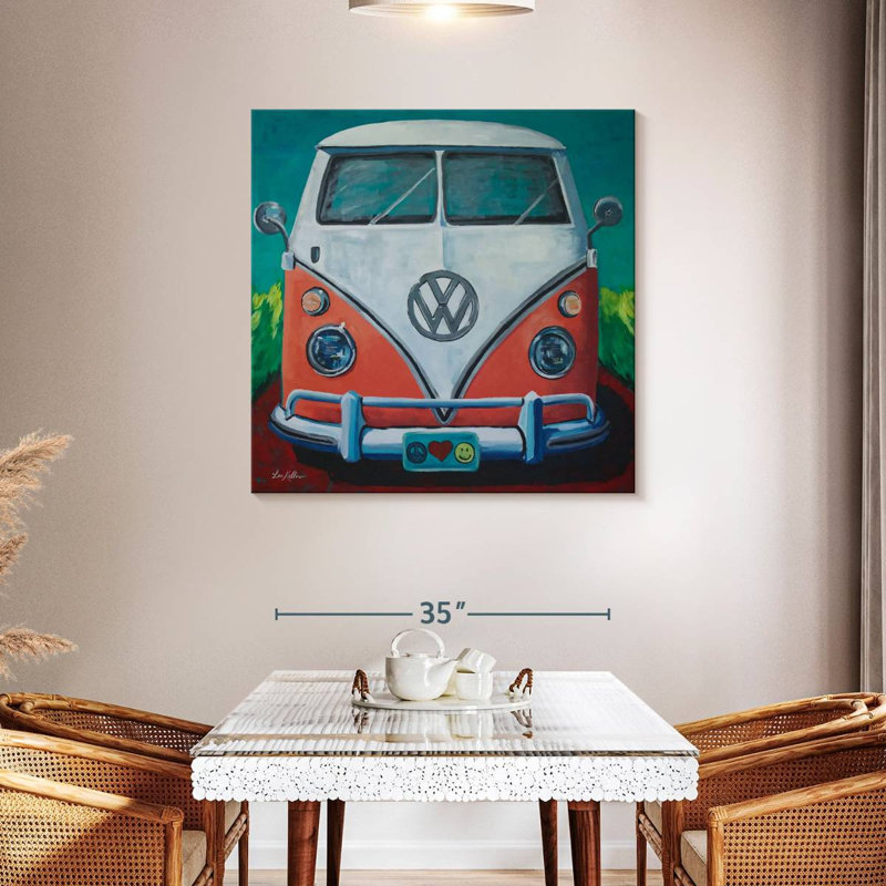 Volkswagen Van Bohemian Dream, 39" H x 39" W