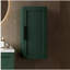 Armoire murale de salle de bain flottante murale 14 "avec porte et tablette, couleur verte