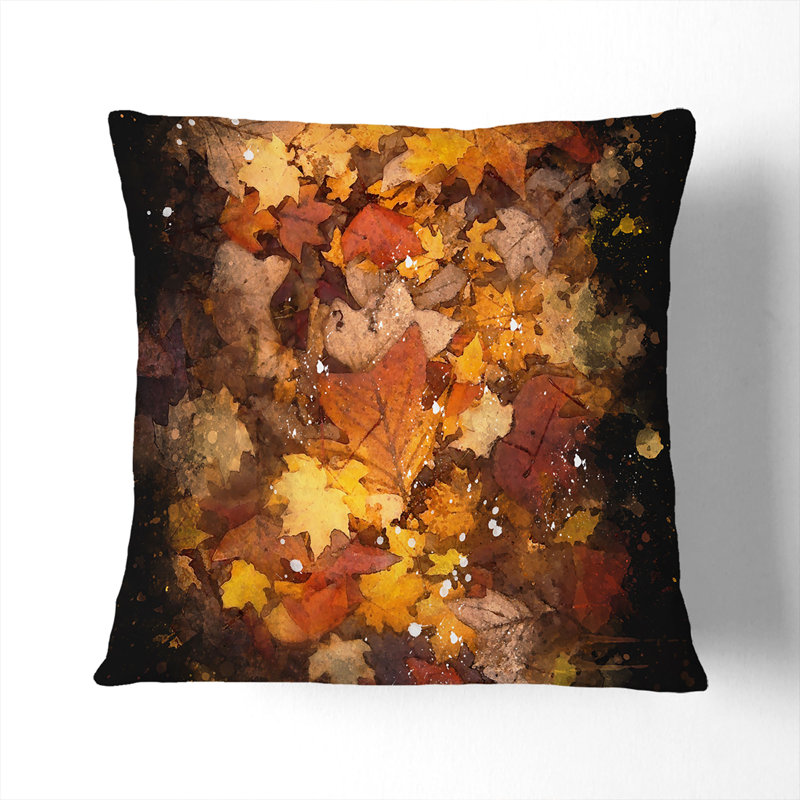 Floral Square Throw Cushion, 40cm H x 40cm W x 15cm D