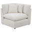 Canapé modulaire rembourré 5 pièces Greeley Ivory