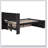 Bed With Side Bookcase, Drawers-1598675088