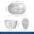 Tidal 43'' Acrylic Freestanding Tub With Seat, Deep Soaking Acrylic Bathtub with Overflow Drain