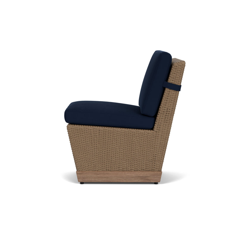 Charisma Outdoor Dining Side Chair, Decorline Navy