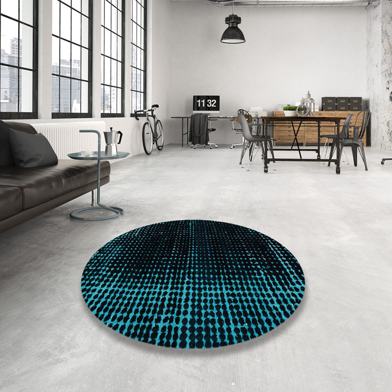 Tapis abstrait moderne 4397, Rond 4 pi