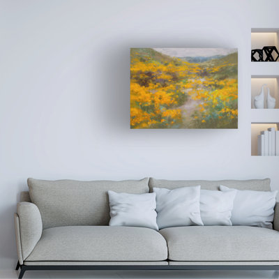 Bolog Christine Debrosky Golden Explosion Canvas Art