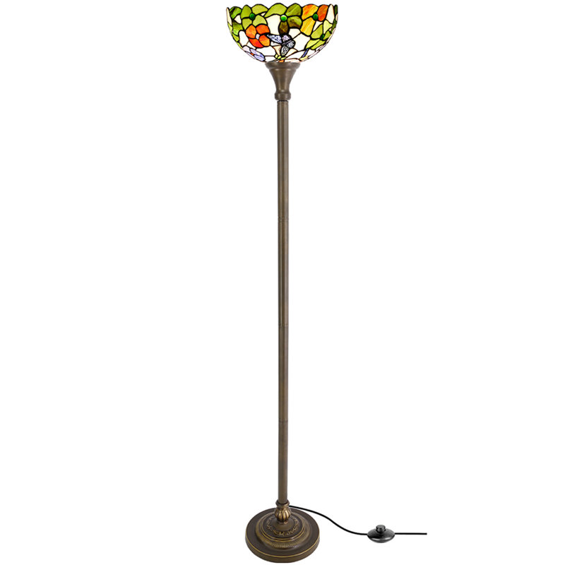 Longford 67'' Bronze Torchiere Floor Lamp Floor Lamp Set
