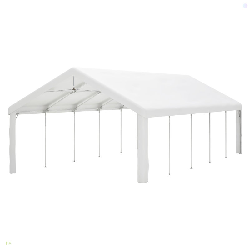 Abri d'auto extérieur, crochets de rangement pour le camping, le patio, le jardin et la cour arrière