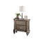Table de chevet antique avec 2 tiroirs - Table de chevet moderne avec rangement 2 po