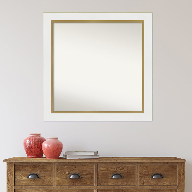 Miroir de salle de bain mural Eva, H 31,25 po x l 31,25 po