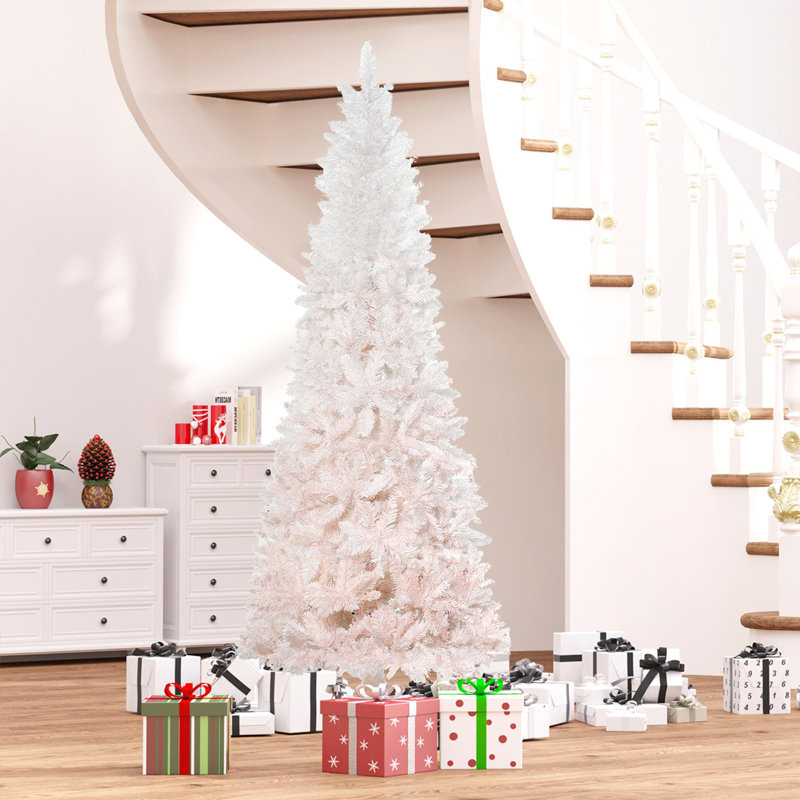 Grand sapin de Noël artificiel non éclairé, 7'