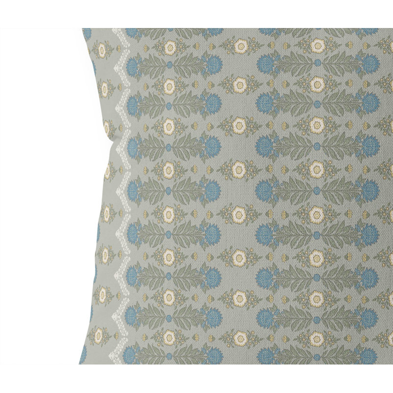 Coussin Kalina, Sauge, Carré 18 po
