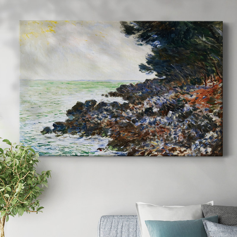Cap Martin, 1884 02-Gallery Wrapped Canvas, 12" H x 18" W