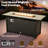 Daltry 11 Piece Outdoor Wicker Conversation Sets With Fire Pit Table and Coffee Table With built-in lights-71144900