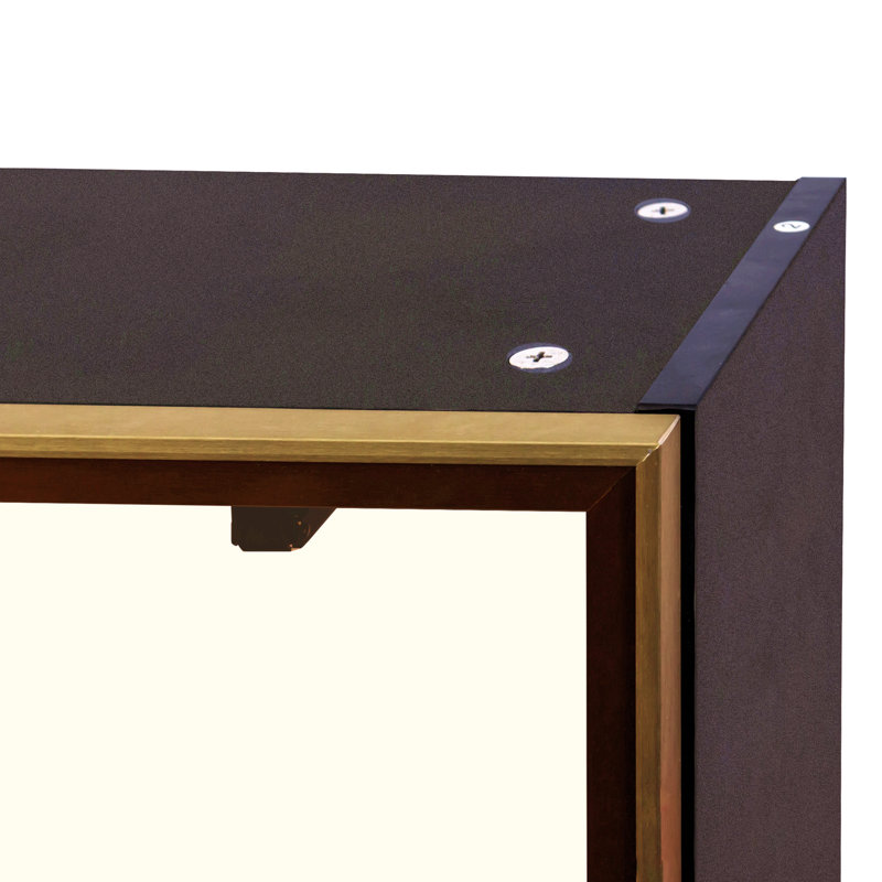 Armoire de rangement murale à grande capacité pour support à épices, garde-manger suspendu noir avec porte basculante