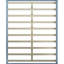 Cadre de lit plateforme traditionnel en bois, grand lit en bois de style campagnard avec tête et pied de lit arqués, cadre de lit à panneau de style chalet avec poteaux et support à lattes, aucun sommier nécessaire, bleu clair-600404083