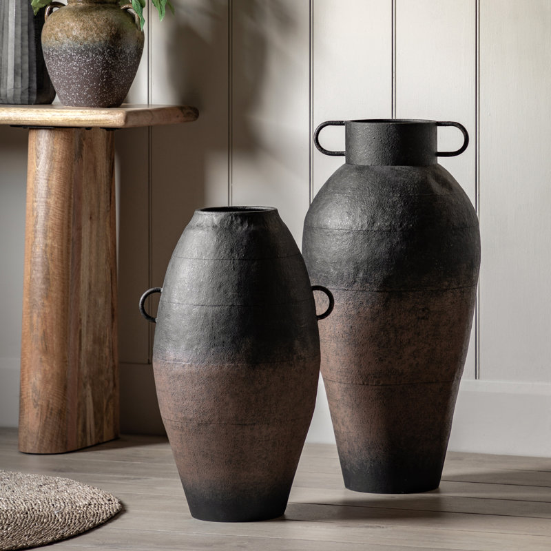 Metal Table Vase, 76 H x 35.50 W x 29.90 D cm