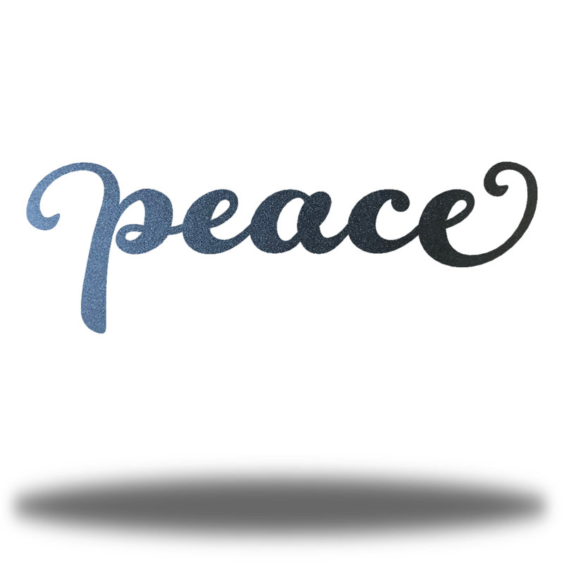 Estabanez Peace Décor, Noir, H 6 po x l 18 po x P 0,01 po