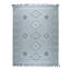 Tapis contemporain à tissage plat argenté-519819190