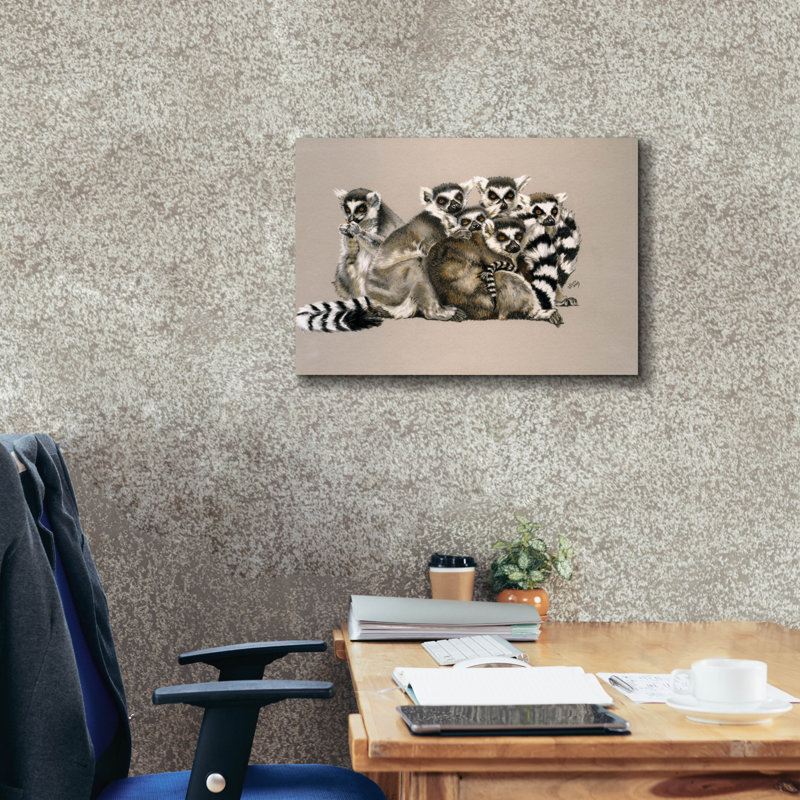 «Odd Man Out» par Barbara Keith, art mural sur toile, H 18 po x l 26 po x P 0,75 po