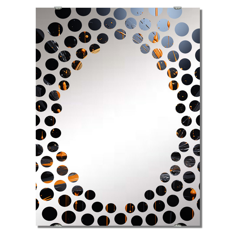 Miroir mural Collages MIR131617, H 40 po x l 30 po, Wais - Résumé