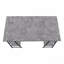 Bureau d'ordinateur, bureau personnel, ordinateur portable, tablettes de rangement, L 48 po, travail, stratifié gris, métal noir, contemporain, moderne-647293040