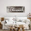 «Blessed Grateful», reproduction sur toile-92518775