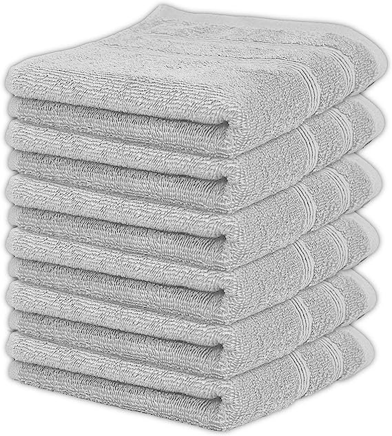 Kaufman - Premium Hand Towels Set For Bathroom, Spa, Gym, And Face Towel 100% Cotton Ring Spun, Ultra Soft Feel And Highly Absorbent Towels