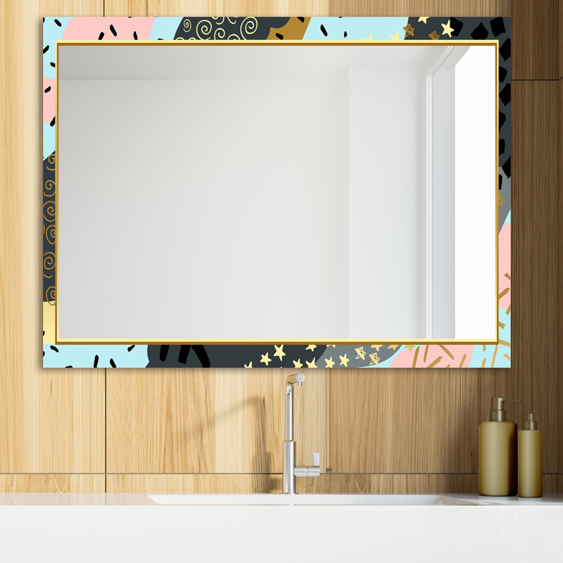 Miroir de coiffeuse Playful Glam, H 29,5 po x l 39,4 po