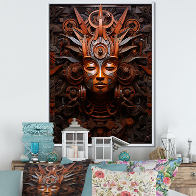 " Ancient Aztec Mask II "