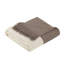 Plaid Linea Color Stockholm Taupe Block en imitation cachemire 127 x 152 cm-676931947