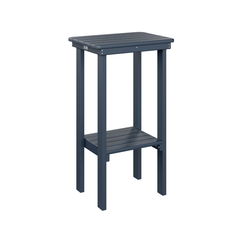 Berlin Gardens Rectangular End Bar Table, Navy Blue