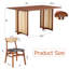 Ensemble de table de salle à manger en rotin de 4 pièces Bay Isle Home ™-1751583376