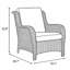 Ensemble 2 pièces de conversation pour fauteuil avec coussins et siège en rotin pour jardin-133672052-133672053