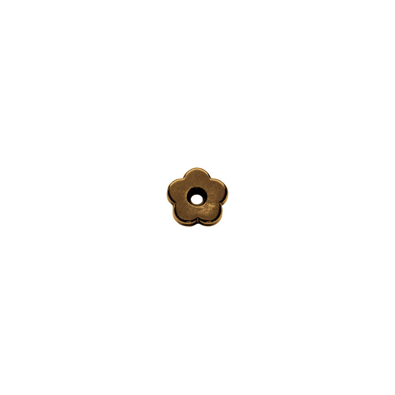 Petal Metal Knob Backplate, Silicon Bronze Medium