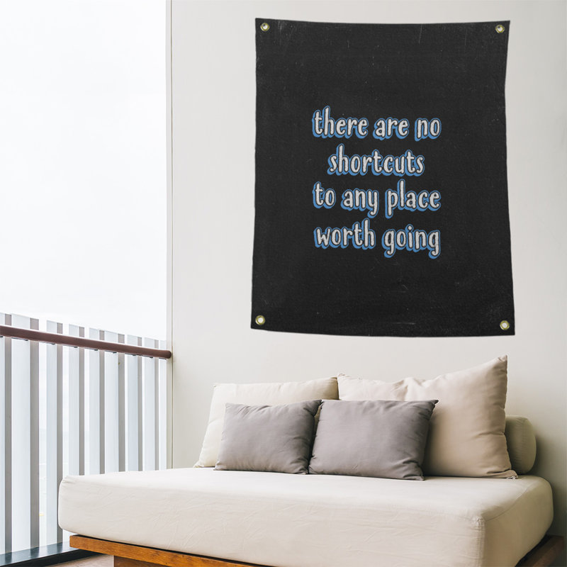 Polyester Tapestry, 36" H x 26" W, Blue