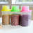 Large/Small BPA-Free Food Storage Containers with Lid Perfect for Storing Flour, Sugar, Grains, Rice, Cereals, and Baking Supplies for Better Kitchen Organization, 6 in Green, Pink, and Yellow