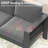 2-Pack 28" All-Weather Aluminum Patio Armchairs With Thick Dark Gray Cushions & Gray Frame-78457437