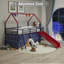 Ensemble de lit mezzanine avec glissade et rideau Jack Junior-133931557
