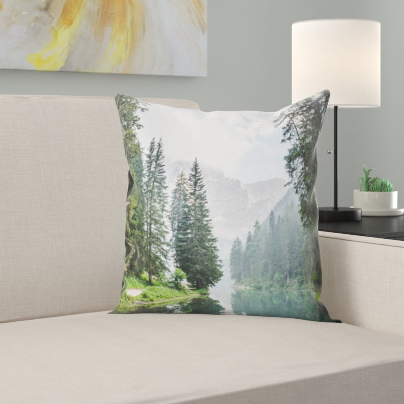 Coussin décoratif paysage