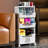 Laundry Basket With Wheels,Rolling Folding Laundry Hamper,Utility Cart,Kitchen Storage Cart,Stackable Storage Bins Open Front,