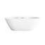 Baignoire de 67 pouces en blanc brillant avec garniture-105506256