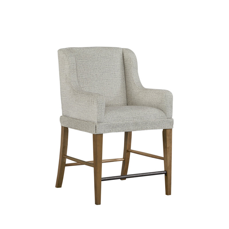 Tabouret de comptoir rembourré (ensemble de 2), Amande