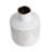 Accent Round White/Gold Vase