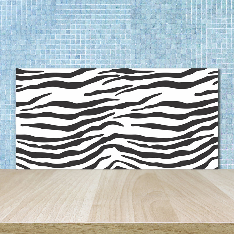 50cm W x 100cm L Glass Peel and Stick Panel